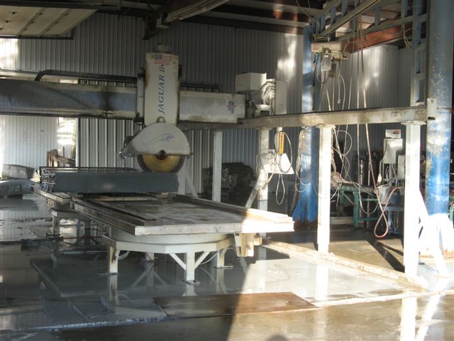 Professional stone cutting equipment at Grecco's Supply